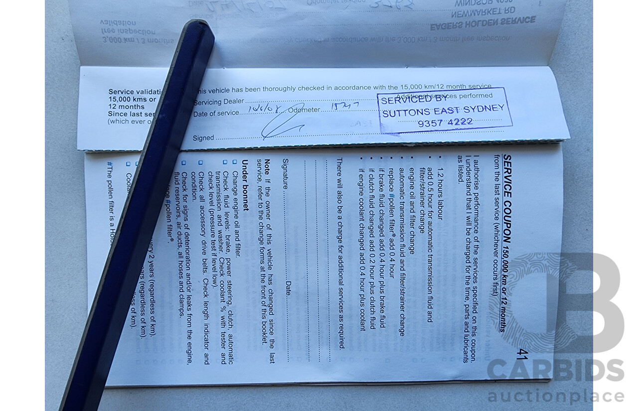 10/2007 Holden Commodore Omega VE 4d Sedan Black 3.6L