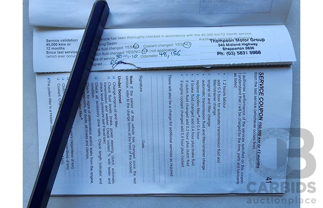 10/2007 Holden Commodore Omega VE 4d Sedan Black 3.6L