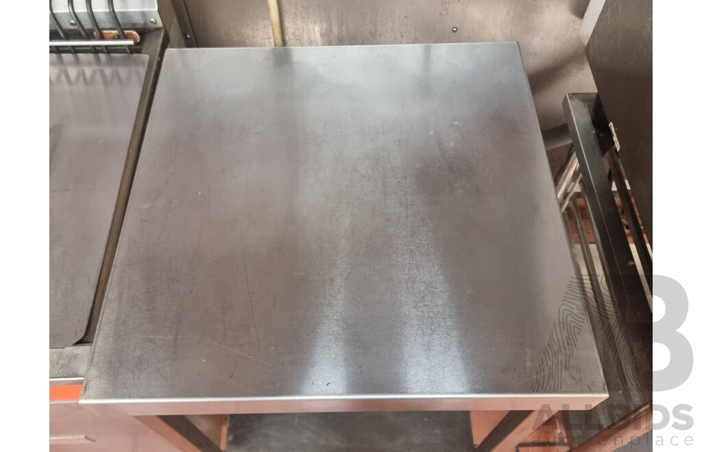 Stainless Steel Workbench Trolley with Under Bench Storage