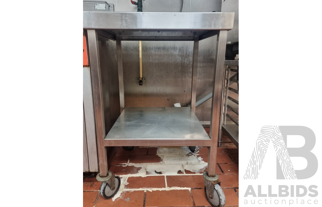 Stainless Steel Workbench Trolley with Under Bench Storage