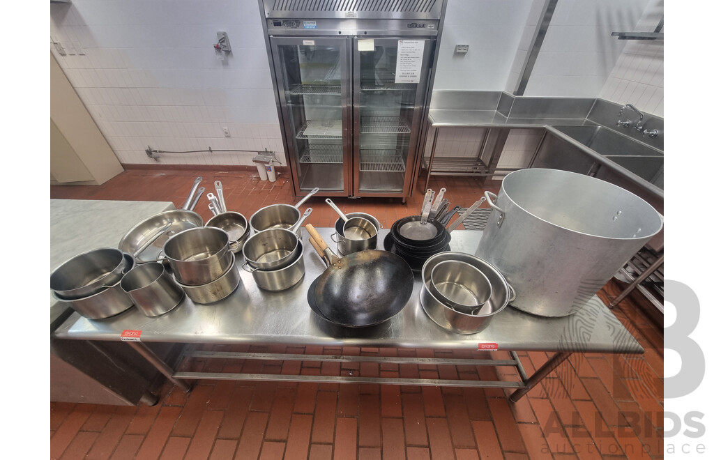 Stainless Steel Workbench Trolley with Under Bench Storage with Contents ETC