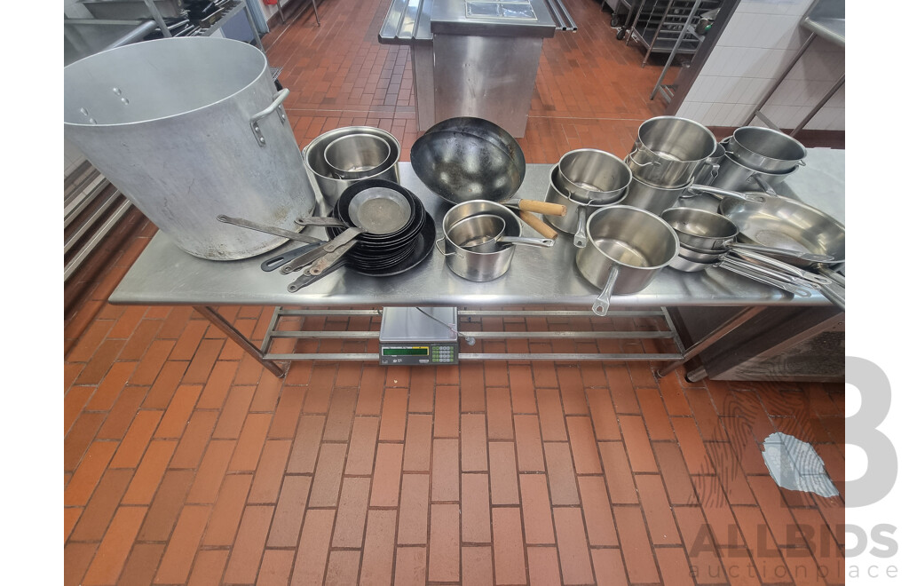 Stainless Steel Workbench Trolley with Under Bench Storage with Contents ETC