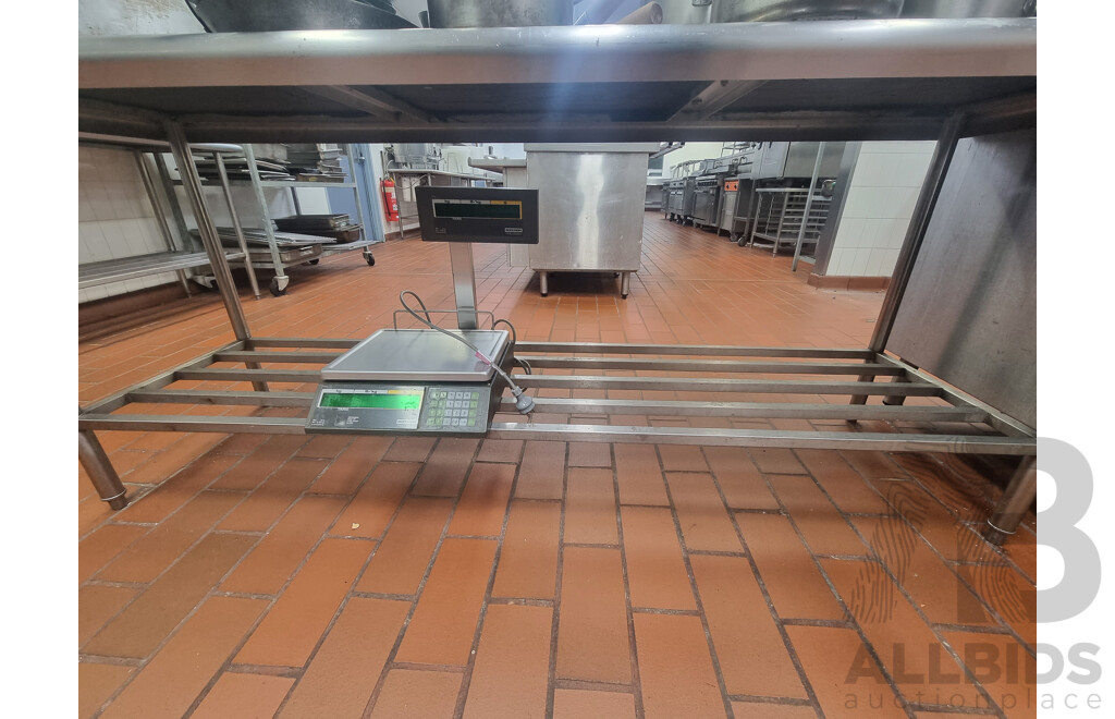 Stainless Steel Workbench Trolley with Under Bench Storage with Contents ETC