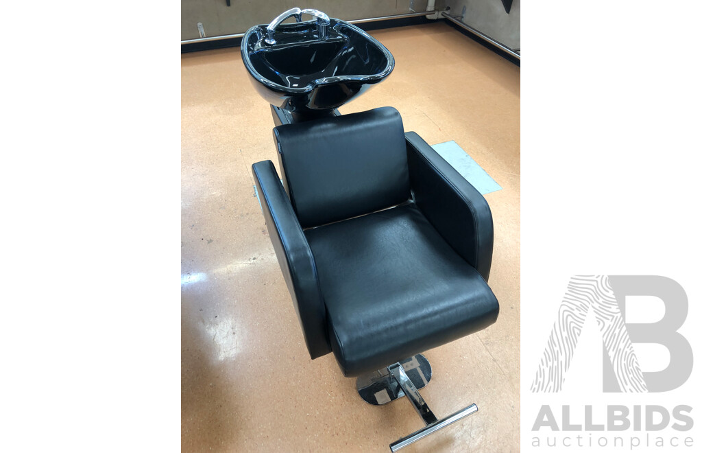 Comfortel Hair Dressers Shampoo Basin and Reclining Backrest Chair