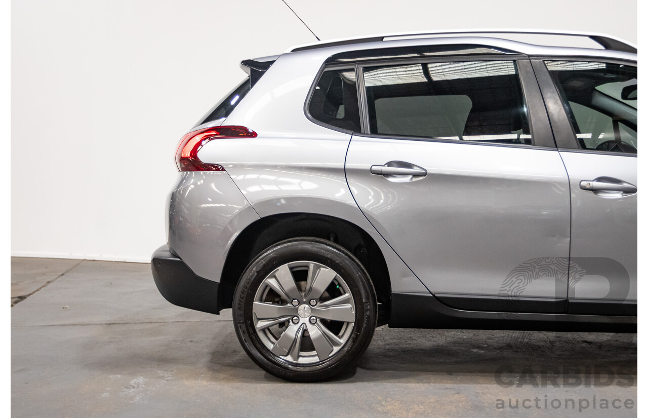 10/2018 Peugeot 2008 Active MY18.5 A94 4d Wagon Artense Grey Metallic Turbo 1.2L