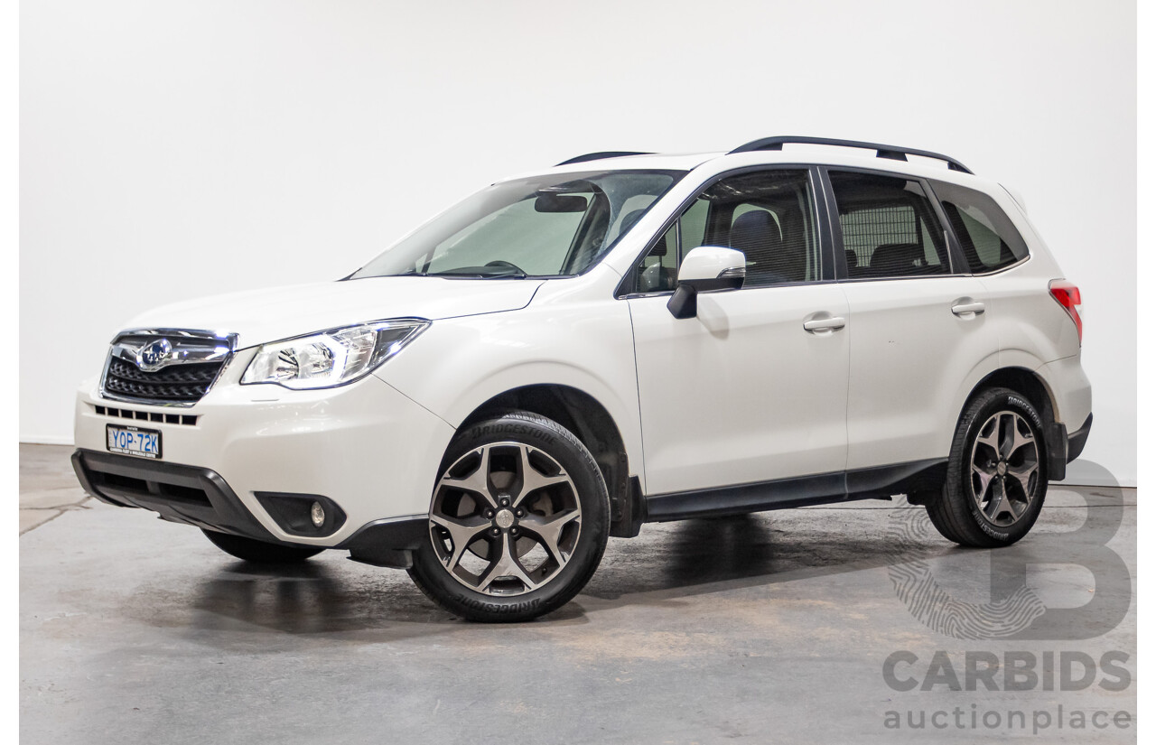12/2015 Subaru Forester 2.5i-S (AWD) S4 MY15 4d Wagon Crystal White Pearl 2.5L