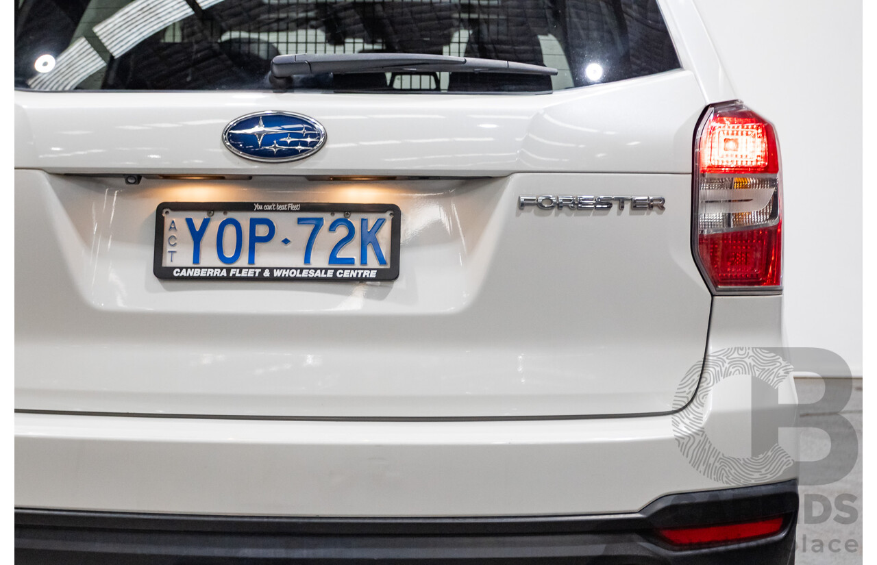 12/2015 Subaru Forester 2.5i-S (AWD) S4 MY15 4d Wagon Crystal White Pearl 2.5L