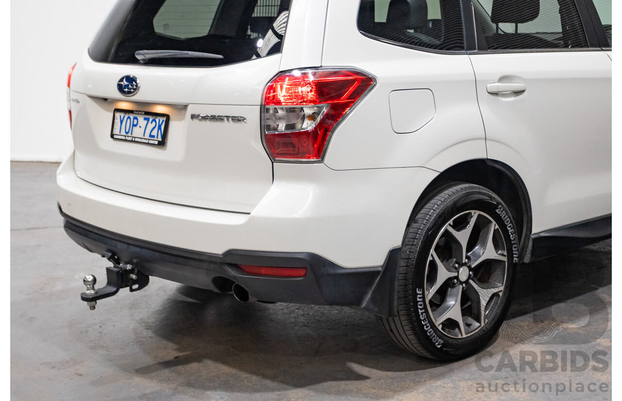 12/2015 Subaru Forester 2.5i-S (AWD) S4 MY15 4d Wagon Crystal White Pearl 2.5L