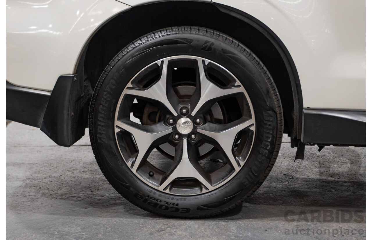 12/2015 Subaru Forester 2.5i-S (AWD) S4 MY15 4d Wagon Crystal White Pearl 2.5L