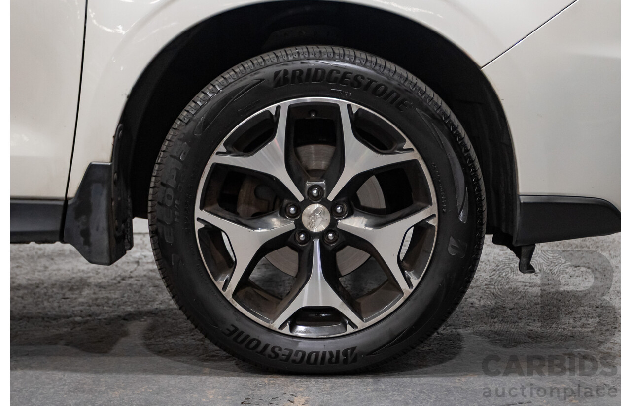 12/2015 Subaru Forester 2.5i-S (AWD) S4 MY15 4d Wagon Crystal White Pearl 2.5L