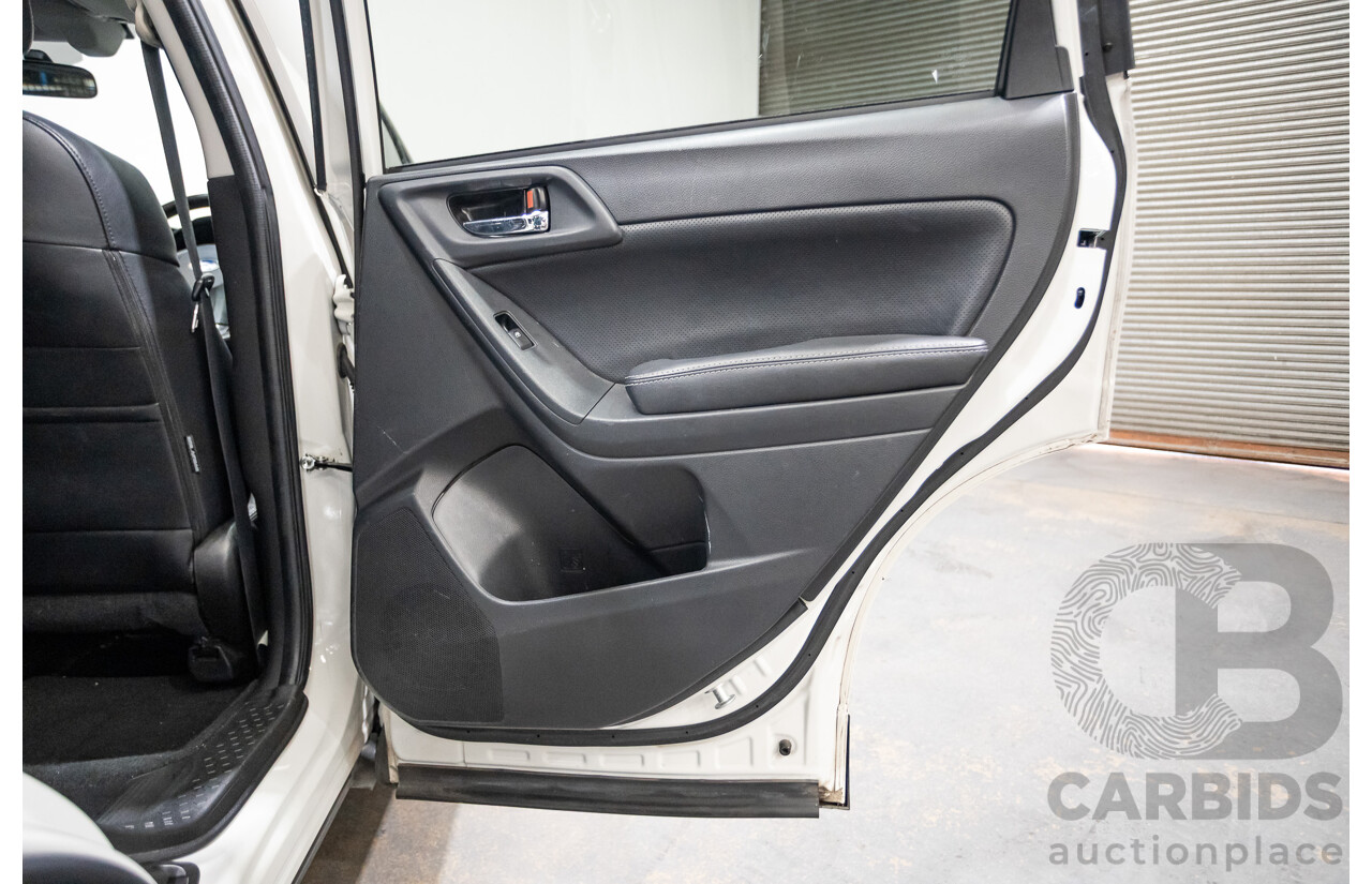 12/2015 Subaru Forester 2.5i-S (AWD) S4 MY15 4d Wagon Crystal White Pearl 2.5L