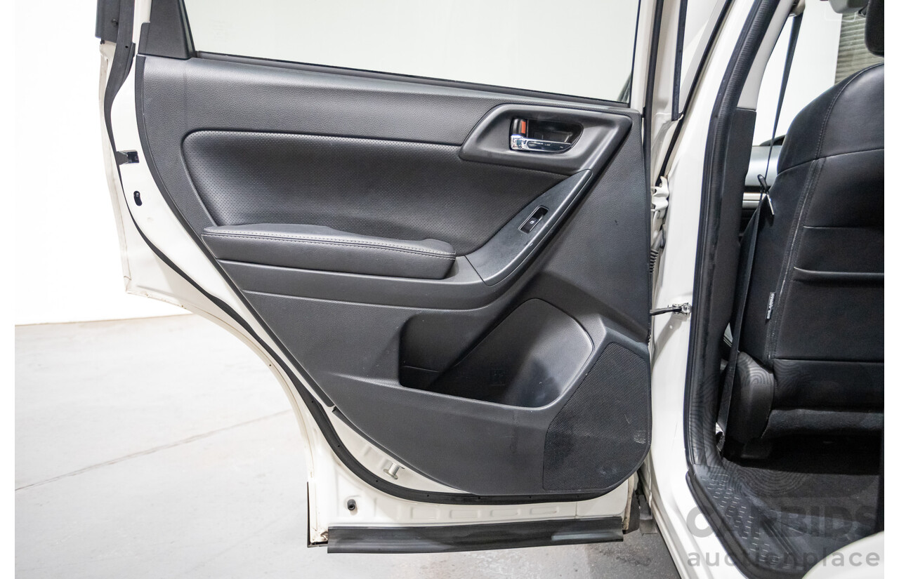 12/2015 Subaru Forester 2.5i-S (AWD) S4 MY15 4d Wagon Crystal White Pearl 2.5L