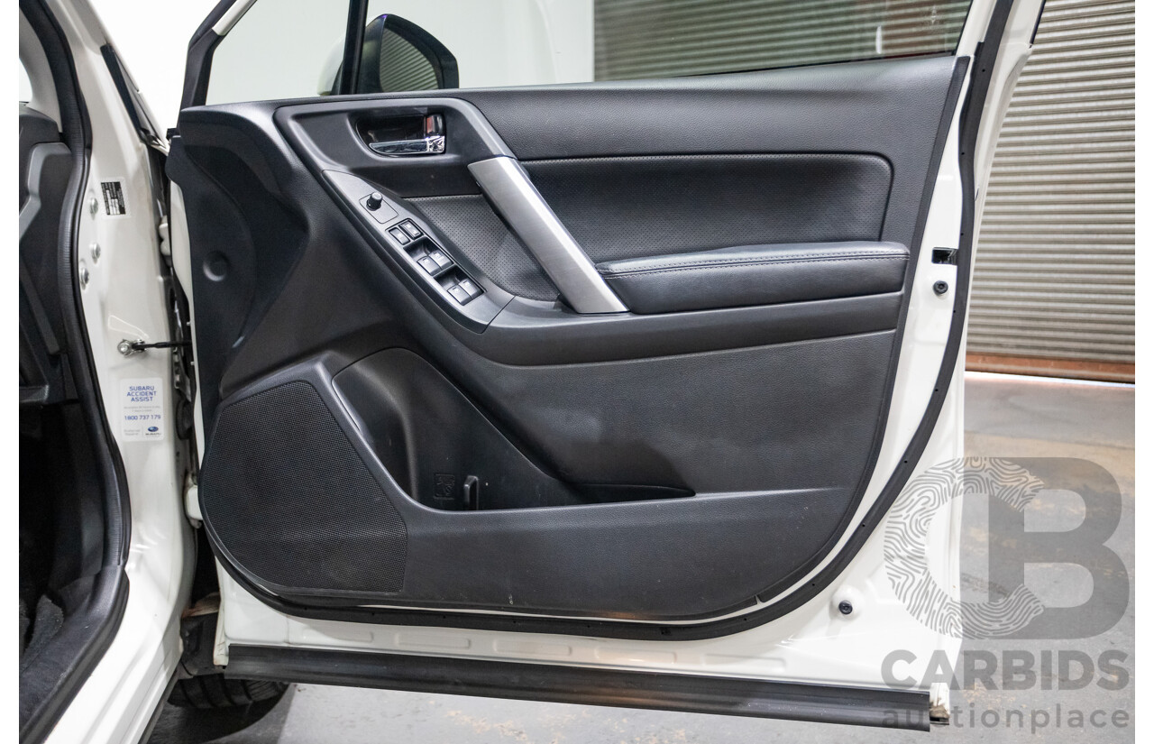 12/2015 Subaru Forester 2.5i-S (AWD) S4 MY15 4d Wagon Crystal White Pearl 2.5L