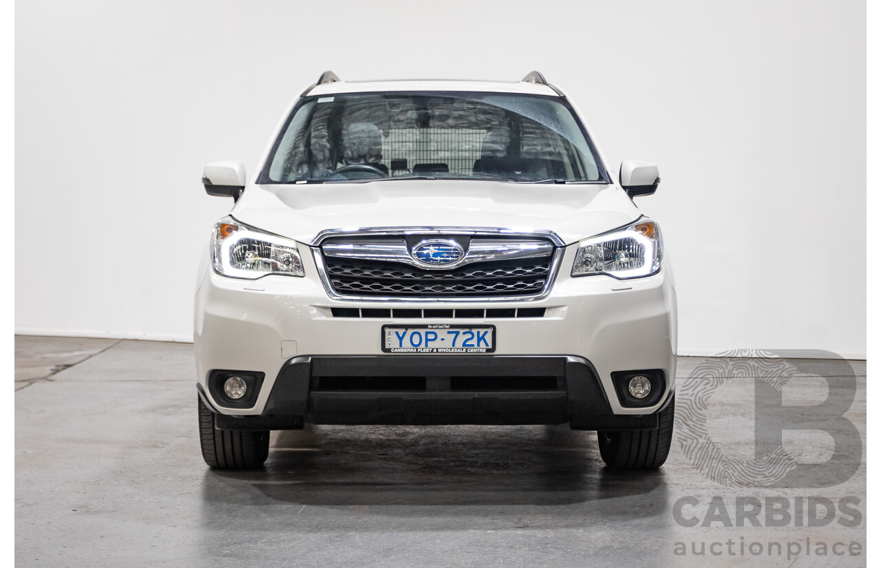 12/2015 Subaru Forester 2.5i-S (AWD) S4 MY15 4d Wagon Crystal White Pearl 2.5L