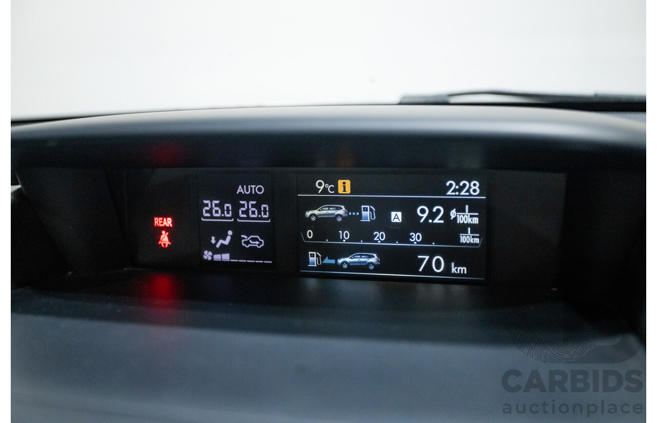 12/2015 Subaru Forester 2.5i-S (AWD) S4 MY15 4d Wagon Crystal White Pearl 2.5L