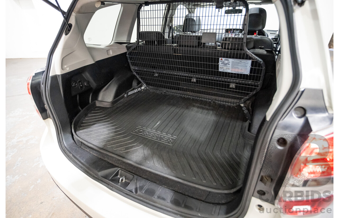 12/2015 Subaru Forester 2.5i-S (AWD) S4 MY15 4d Wagon Crystal White Pearl 2.5L