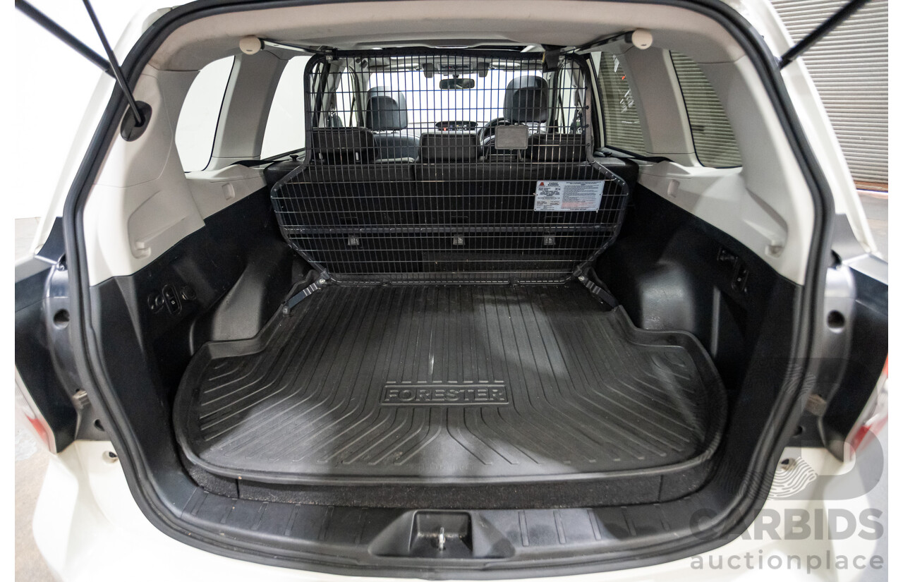 12/2015 Subaru Forester 2.5i-S (AWD) S4 MY15 4d Wagon Crystal White Pearl 2.5L