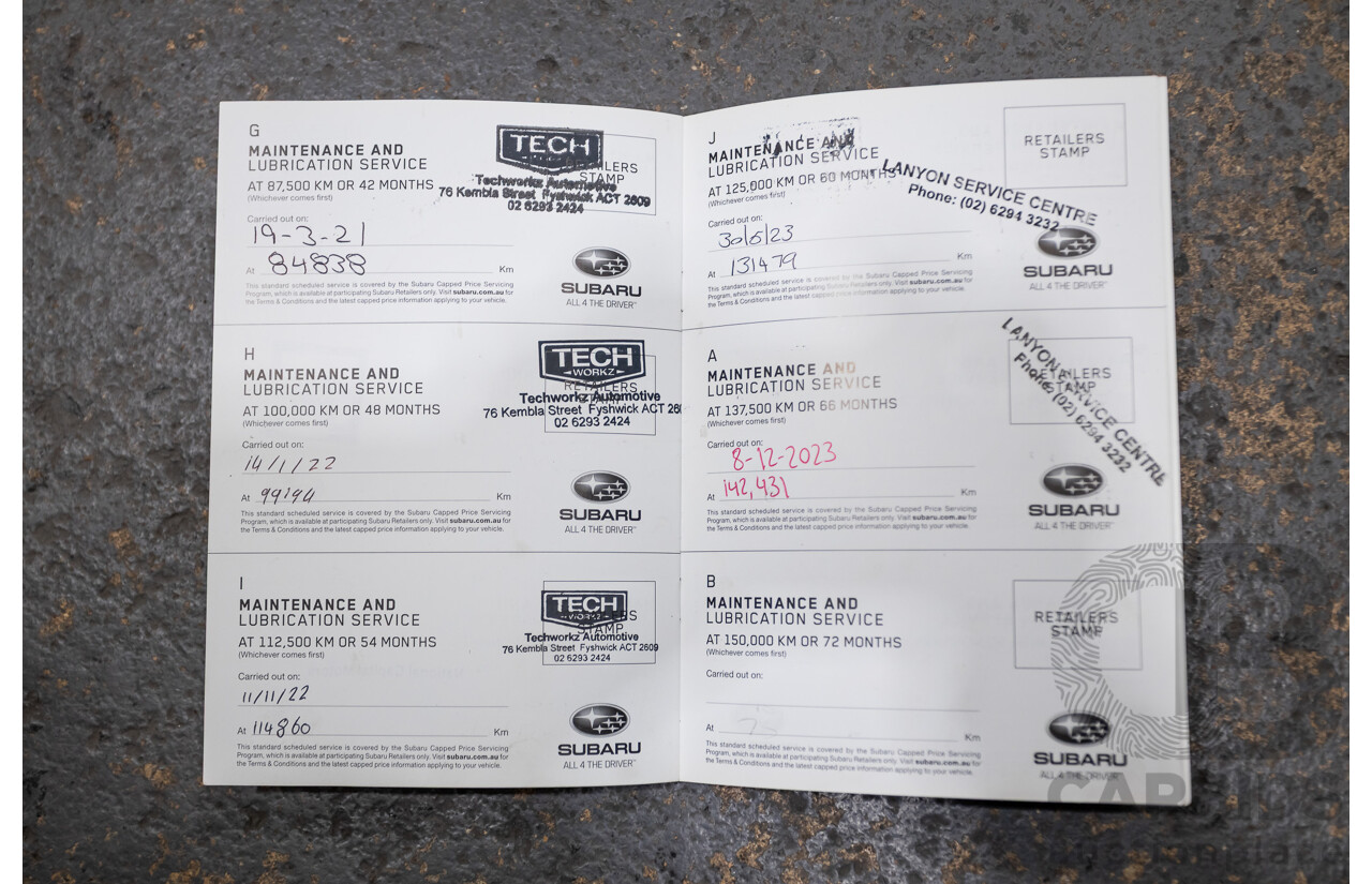 12/2015 Subaru Forester 2.5i-S (AWD) S4 MY15 4d Wagon Crystal White Pearl 2.5L