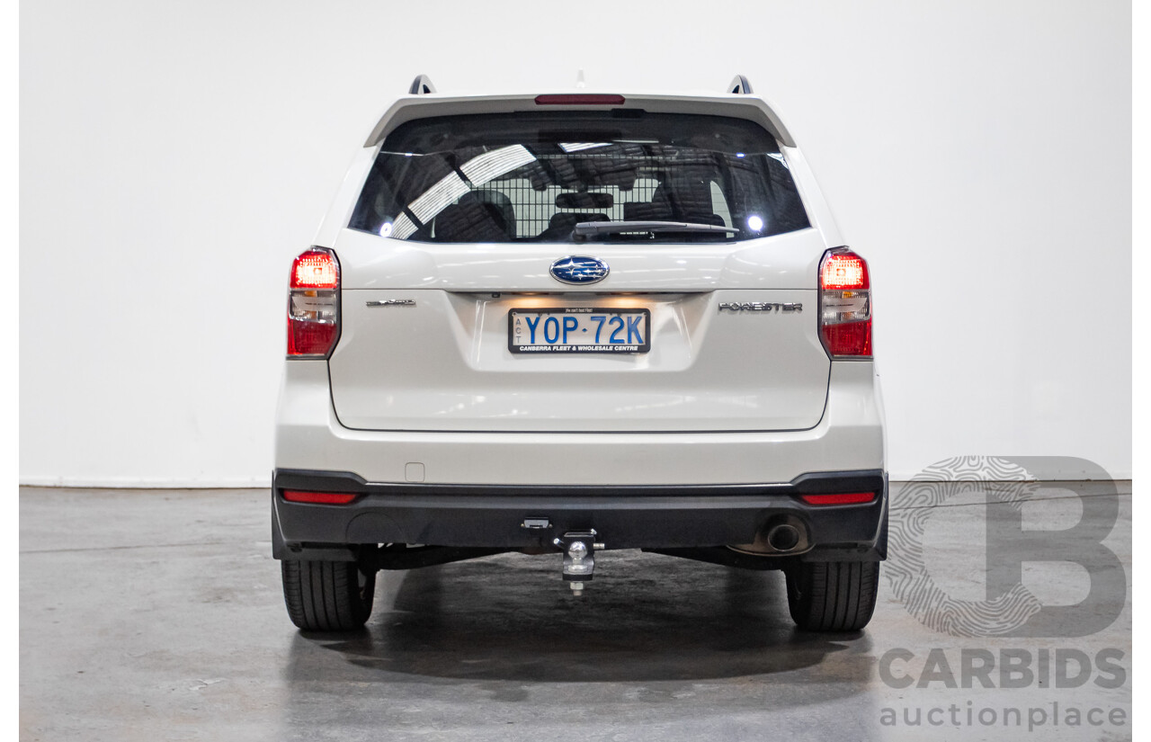 12/2015 Subaru Forester 2.5i-S (AWD) S4 MY15 4d Wagon Crystal White Pearl 2.5L