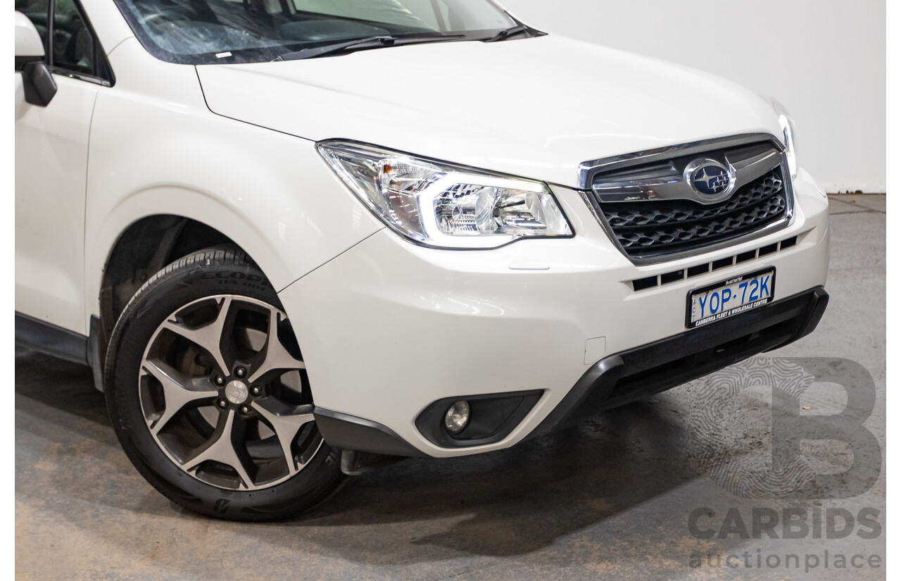 12/2015 Subaru Forester 2.5i-S (AWD) S4 MY15 4d Wagon Crystal White Pearl 2.5L
