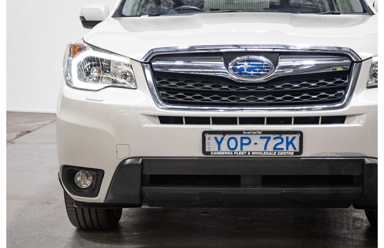 12/2015 Subaru Forester 2.5i-S (AWD) S4 MY15 4d Wagon Crystal White Pearl 2.5L