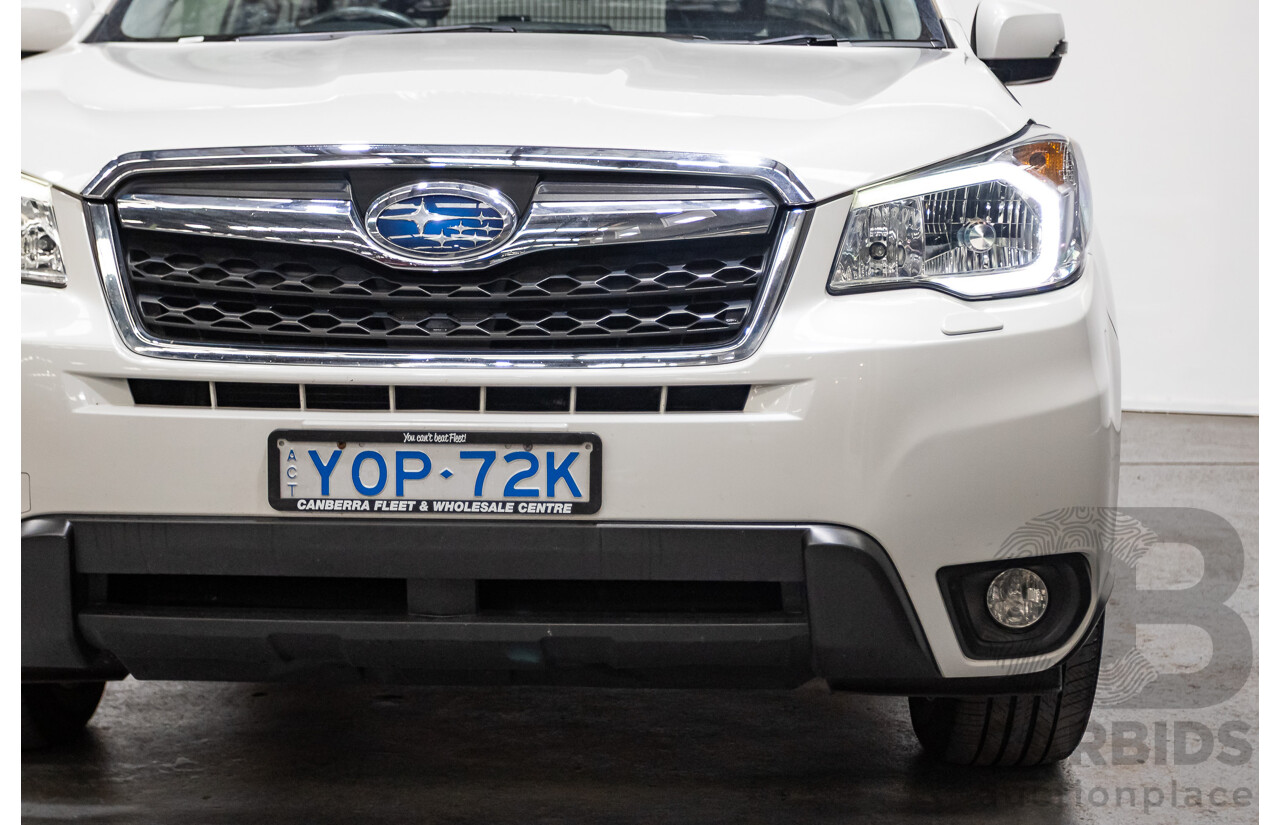 12/2015 Subaru Forester 2.5i-S (AWD) S4 MY15 4d Wagon Crystal White Pearl 2.5L