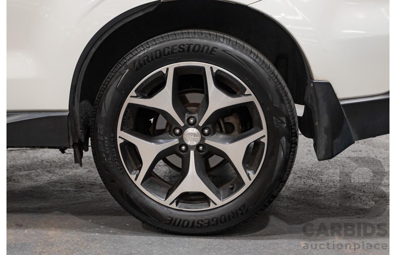 12/2015 Subaru Forester 2.5i-S (AWD) S4 MY15 4d Wagon Crystal White Pearl 2.5L