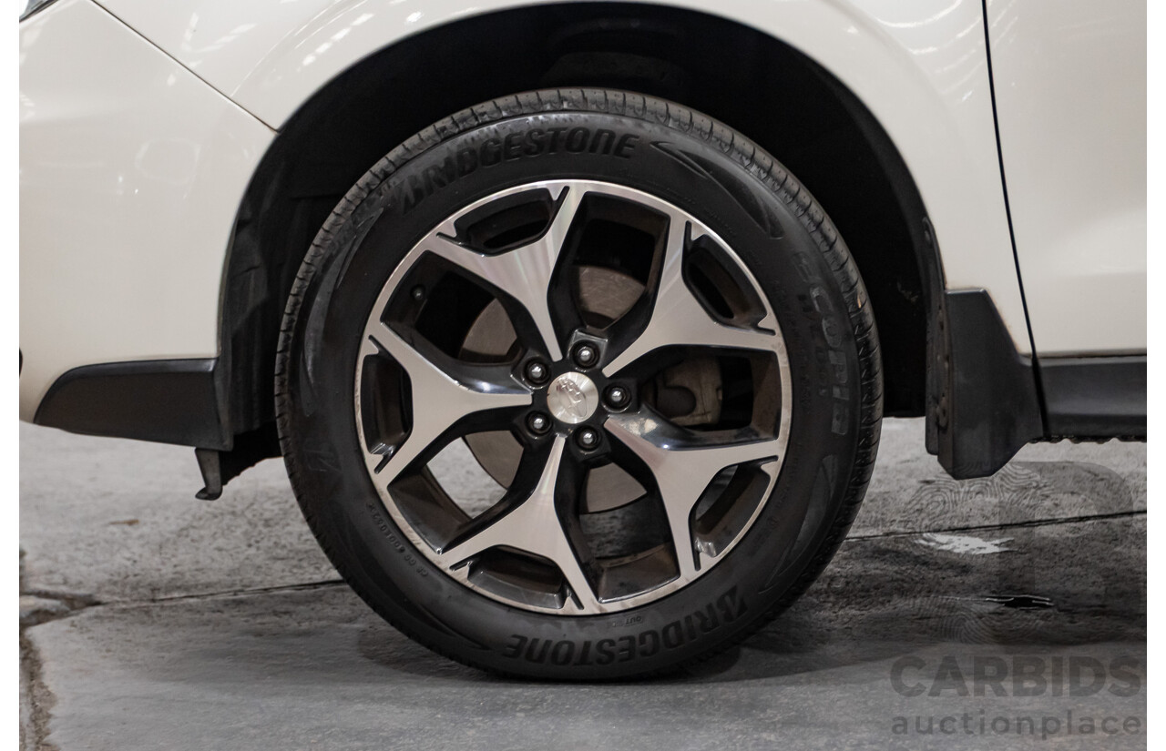 12/2015 Subaru Forester 2.5i-S (AWD) S4 MY15 4d Wagon Crystal White Pearl 2.5L