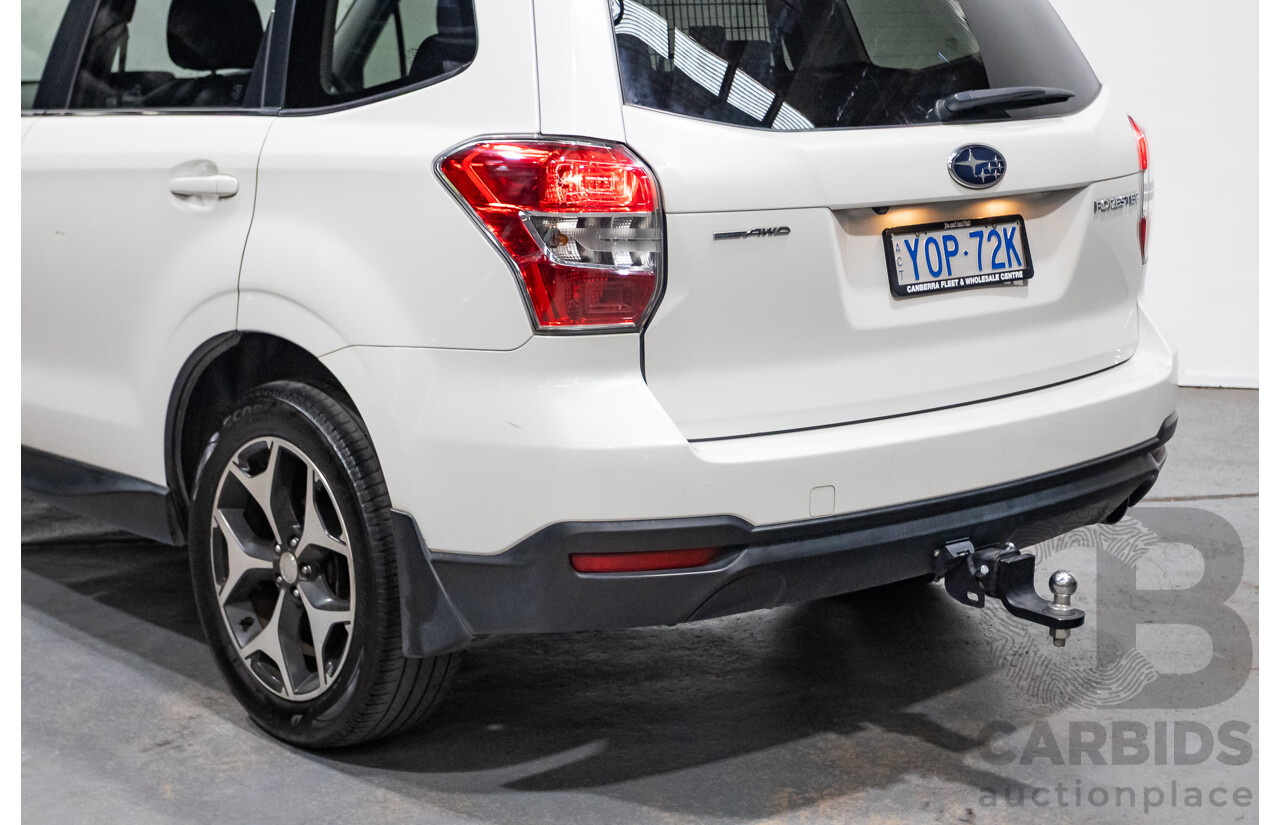 12/2015 Subaru Forester 2.5i-S (AWD) S4 MY15 4d Wagon Crystal White Pearl 2.5L