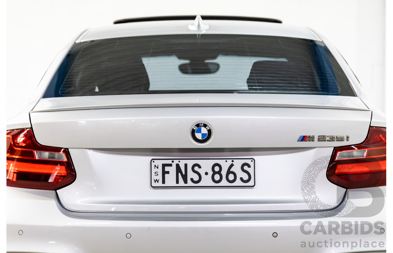 5/2014 BMW M235i F22 2d Coupe Glacier Silver Metallic Turbo 3.0L