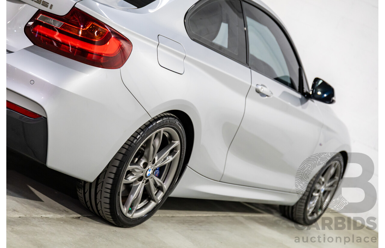 5/2014 BMW M235i F22 2d Coupe Glacier Silver Metallic Turbo 3.0L