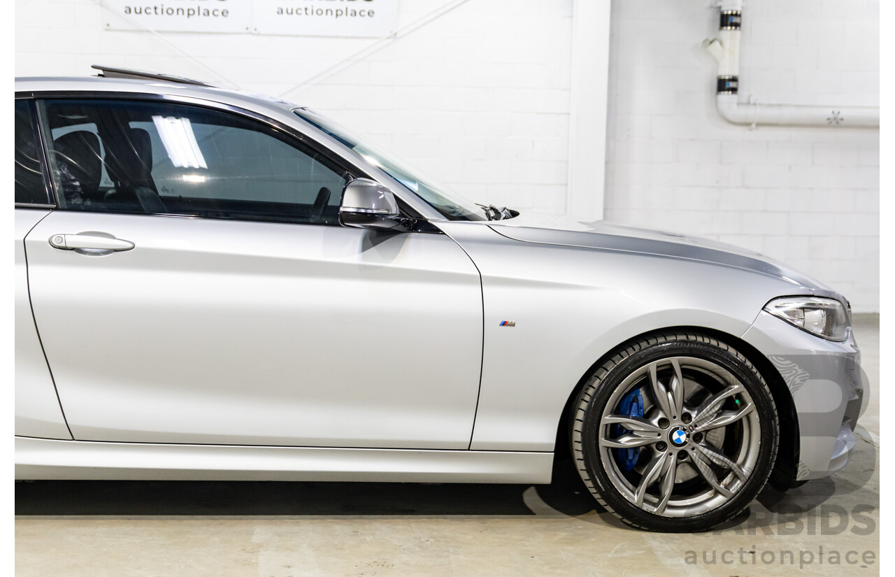 5/2014 BMW M235i F22 2d Coupe Glacier Silver Metallic Turbo 3.0L