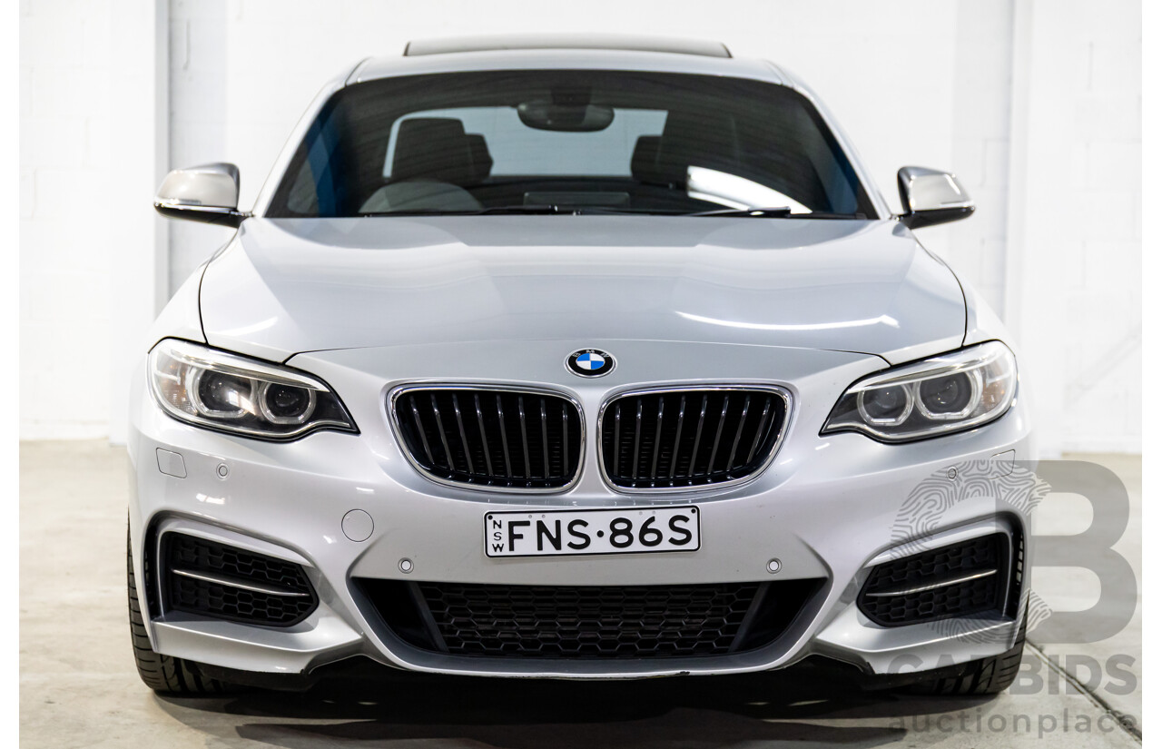 5/2014 BMW M235i F22 2d Coupe Glacier Silver Metallic Turbo 3.0L