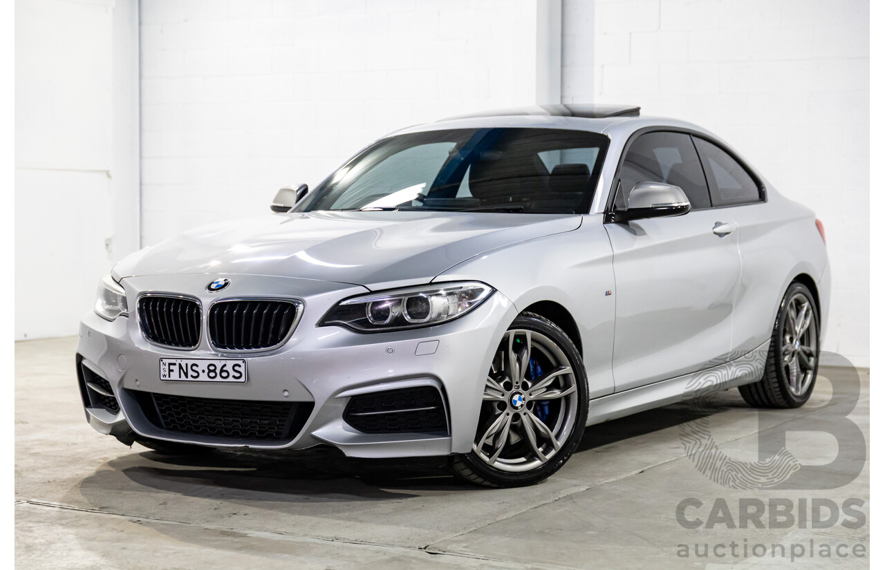 5/2014 BMW M235i F22 2d Coupe Glacier Silver Metallic Turbo 3.0L