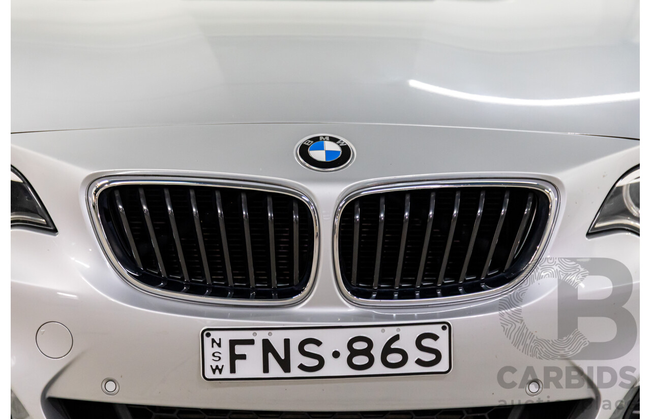 5/2014 BMW M235i F22 2d Coupe Glacier Silver Metallic Turbo 3.0L