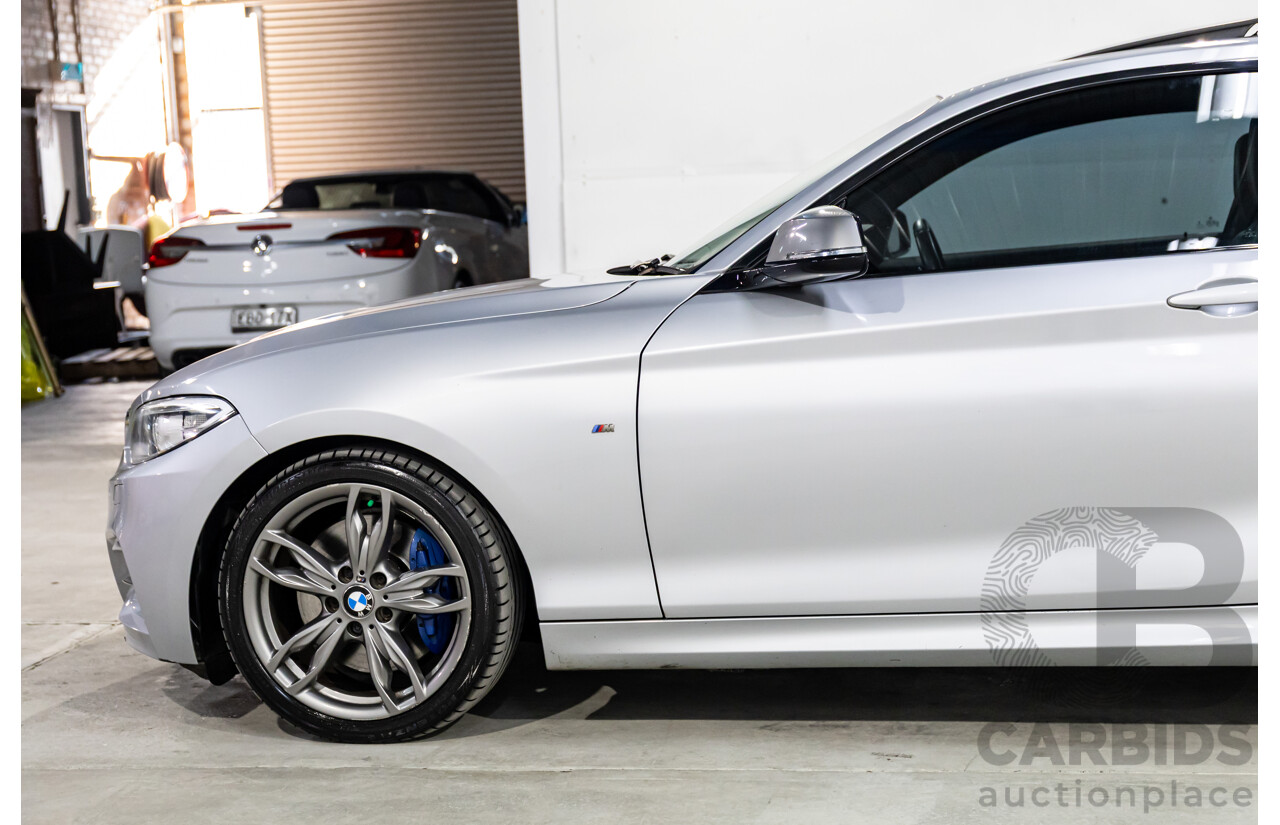 5/2014 BMW M235i F22 2d Coupe Glacier Silver Metallic Turbo 3.0L