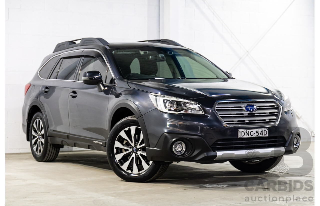 04/2017 Subaru Outback 2.5i Premium (AWD) MY17 4d Wagon Dark Grey Metallic 2.5L