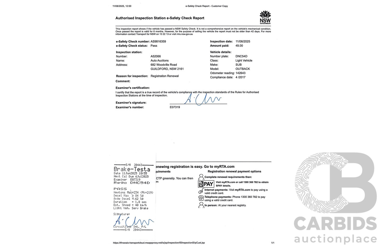 04/2017 Subaru Outback 2.5i Premium (AWD) MY17 4d Wagon Dark Grey Metallic 2.5L