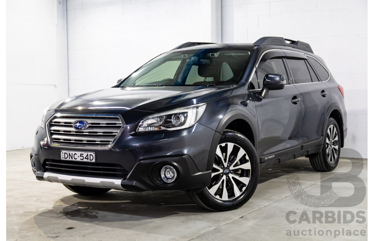 04/2017 Subaru Outback 2.5i Premium (AWD) MY17 4d Wagon Dark Grey Metallic 2.5L