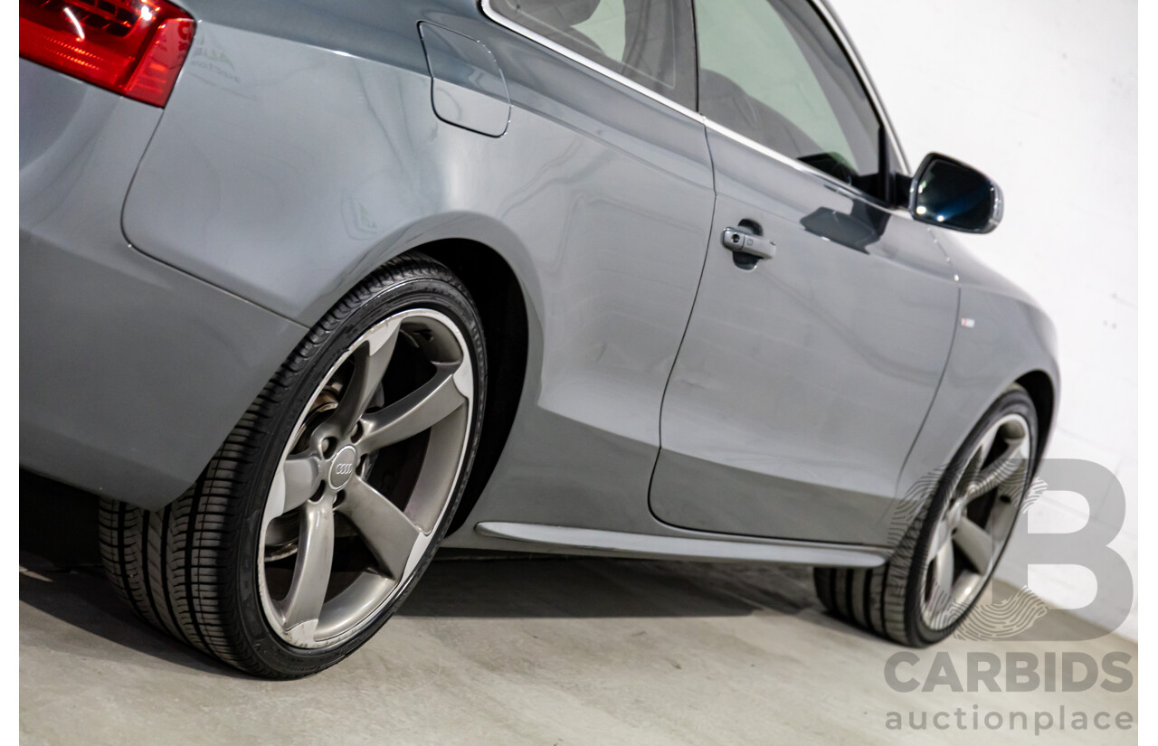 3/2014 Audi A5 2.0 TFSI Quattro S-Line 8T MY14 2d Coupe Monsoon Grey Metallic Turbo 2.0L