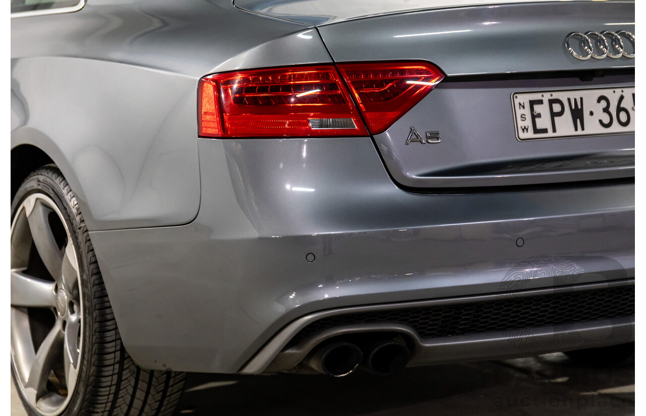 3/2014 Audi A5 2.0 TFSI Quattro S-Line 8T MY14 2d Coupe Monsoon Grey Metallic Turbo 2.0L