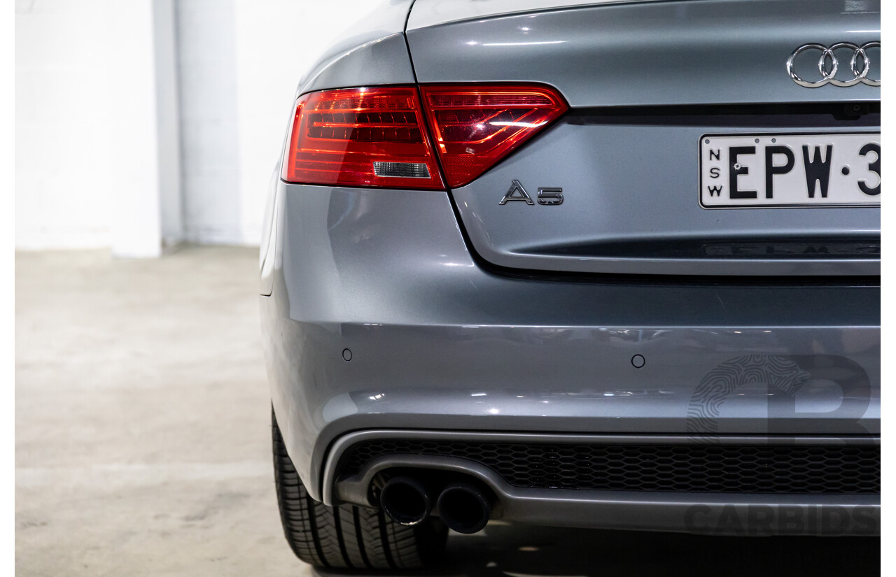 3/2014 Audi A5 2.0 TFSI Quattro S-Line 8T MY14 2d Coupe Monsoon Grey Metallic Turbo 2.0L