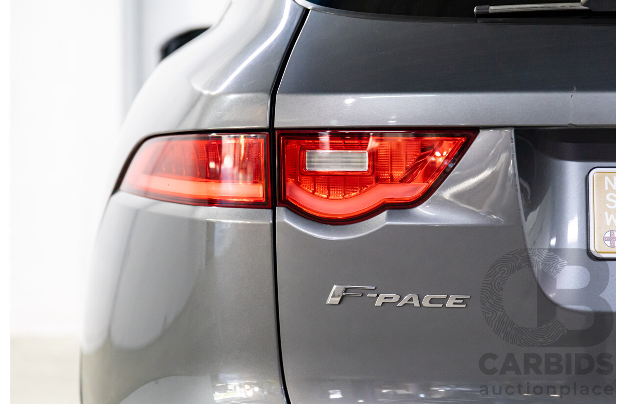 11/2016 Jaguar F-Pace 20d R-Sport (AWD) 4d Wagon Corris Grey Metallic Turbo Diesel 2.0L