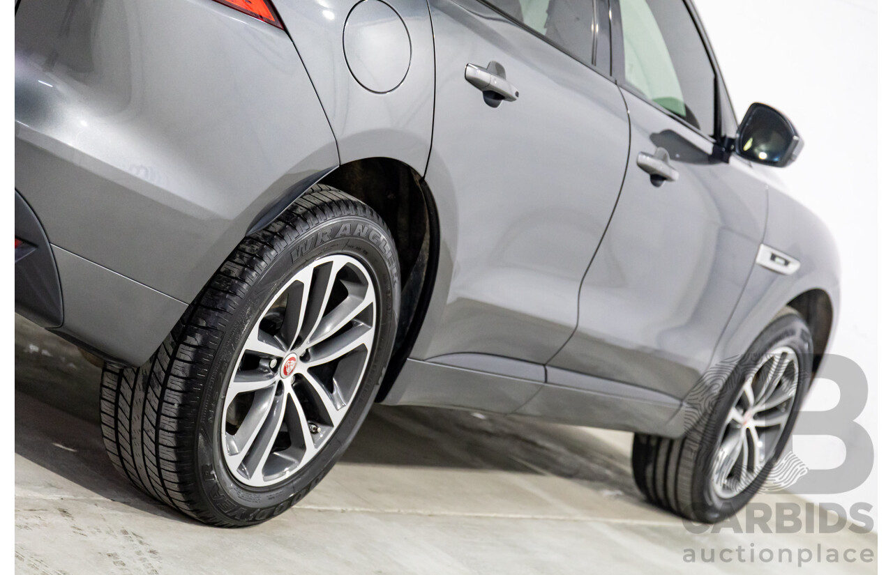 11/2016 Jaguar F-Pace 20d R-Sport (AWD) 4d Wagon Corris Grey Metallic Turbo Diesel 2.0L