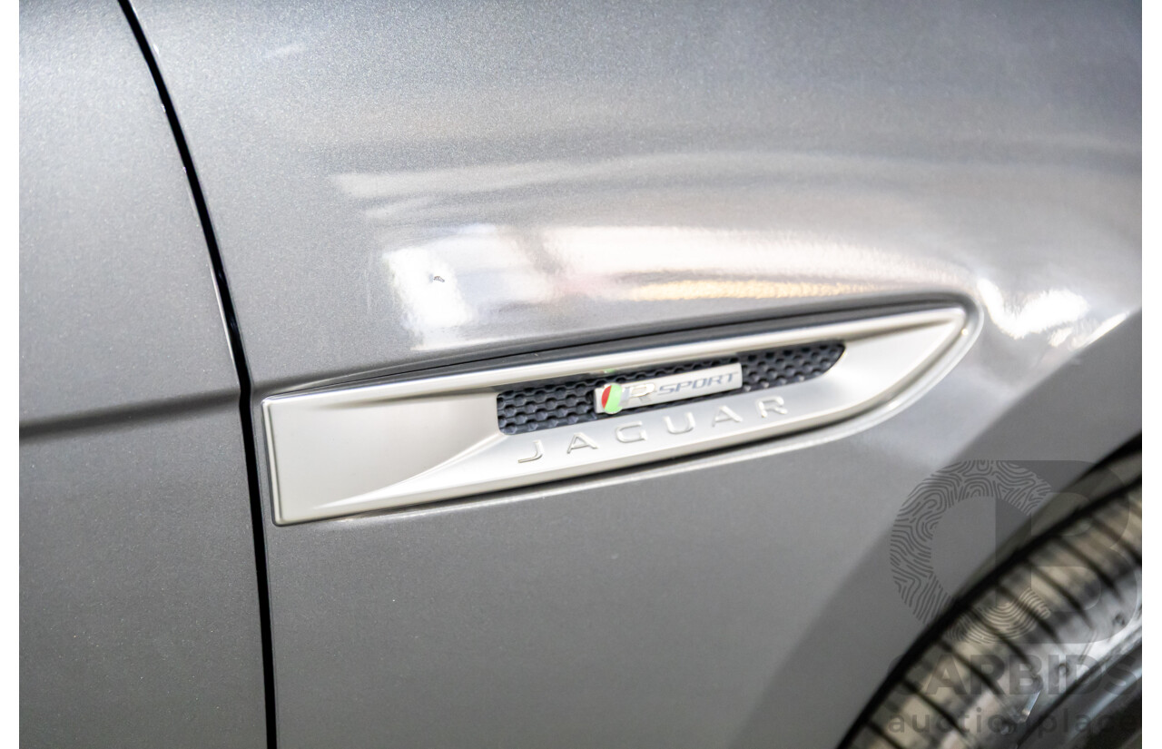 11/2016 Jaguar F-Pace 20d R-Sport (AWD) 4d Wagon Corris Grey Metallic Turbo Diesel 2.0L