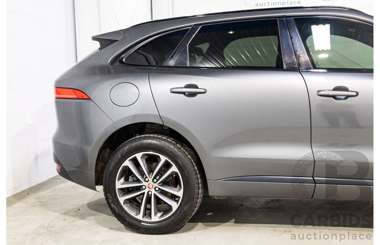 11/2016 Jaguar F-Pace 20d R-Sport (AWD) 4d Wagon Corris Grey Metallic Turbo Diesel 2.0L
