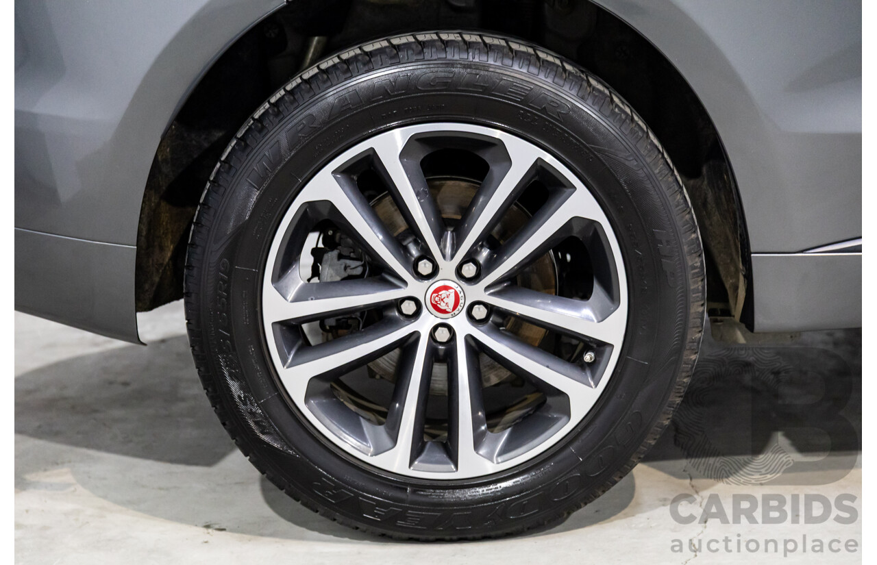 11/2016 Jaguar F-Pace 20d R-Sport (AWD) 4d Wagon Corris Grey Metallic Turbo Diesel 2.0L