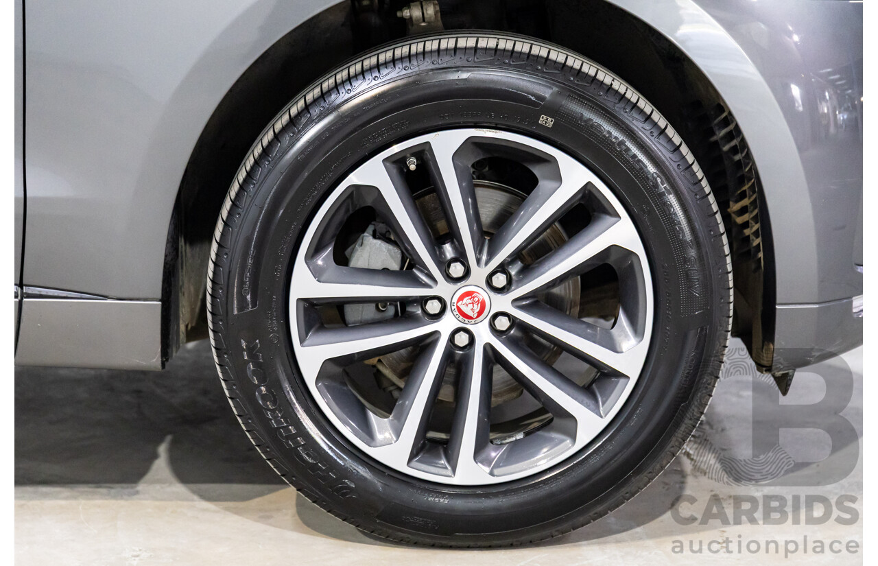 11/2016 Jaguar F-Pace 20d R-Sport (AWD) 4d Wagon Corris Grey Metallic Turbo Diesel 2.0L