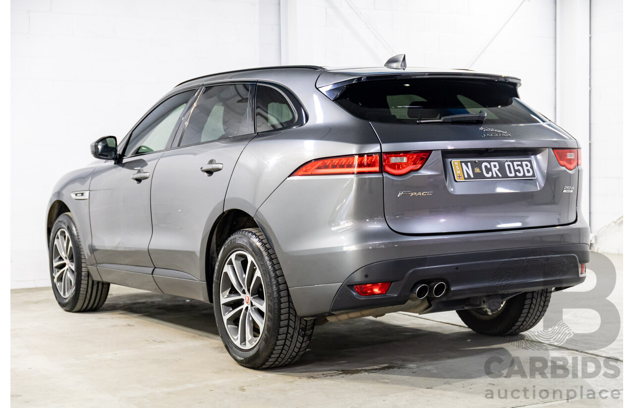 11/2016 Jaguar F-Pace 20d R-Sport (AWD) 4d Wagon Corris Grey Metallic Turbo Diesel 2.0L