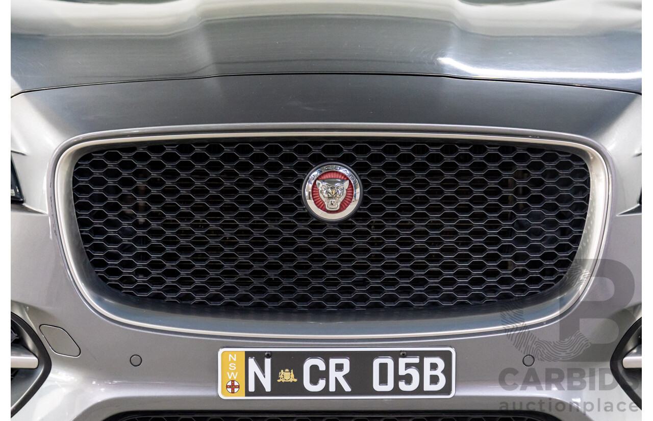 11/2016 Jaguar F-Pace 20d R-Sport (AWD) 4d Wagon Corris Grey Metallic Turbo Diesel 2.0L